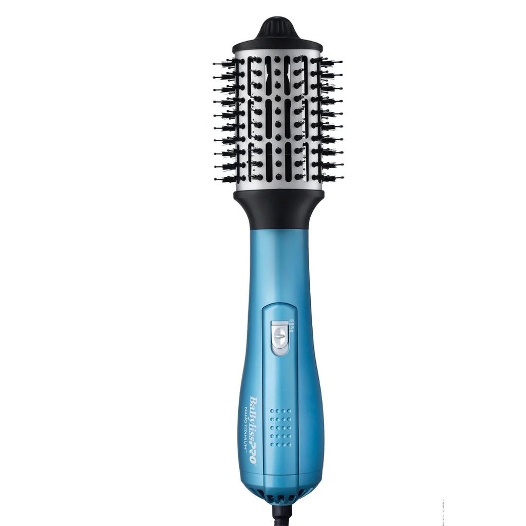 Nano Titanium Combo de plancha de 1 ¼" y cepillo de aire caliente de 2½